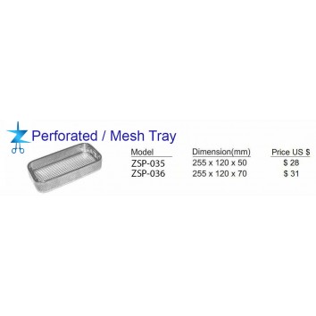 Perforated Mesh Trays